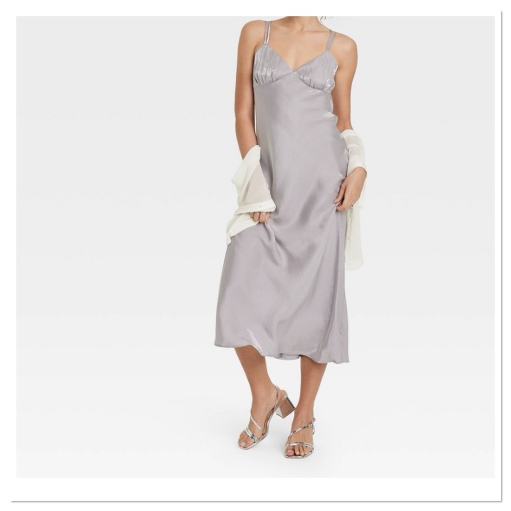 Women’s Iridescent Maxi Slip Dress Wild fable